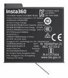 Insta360 X6 Xtreme Battery Batteria per fotocamera (Insta360 X6 Battery)