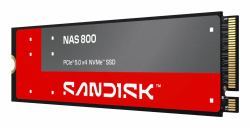 SanDisk NAS 800 960 GB M.2 PCI Express 5.0 NVMe 3D TLC NAND (SanDisk NAS 800 - SSD - encrypted - 960 GB - internal - M.2 2280 S3-M - PCI Express 5.0 x4 [NVMe] - TCG Opal Encryption 2.02)
