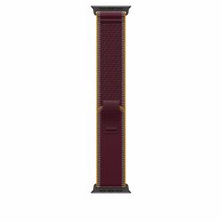 Apple Trail Loop borgogna [49 mm] - M/L - Titanio nero (APPLE WATCH 49 BURGUNDY B TI TL ML)