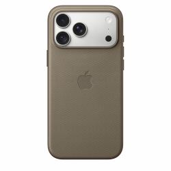 Apple Custodia MagSafe in tessuto TechWoven per iPhone 18 Pro Max - Talpa (Apple - Protective cover for mobile phone - MagSafe compatibility - TechWoven - taupe)