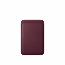 Apple Portafoglio MagSafe in tessuto FineWoven per iPhone - Borgogna (FINEWOVEN WALLET - WITH MAGSAFE BURGUNDY)