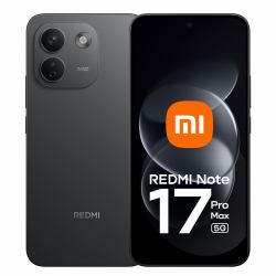 Xiaomi Redmi Note 17 Pro Max 5G 17,4 cm [6.83] Doppia SIM 8 GB 256 GB 9210 mAh Nero (Xiaomi Redmi Note 17 Pro Max Dual Sim 5G 8+256GB black)