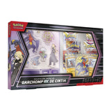 Latin Pokemon Garchomp ex Cynthia Blister set of collectible cards