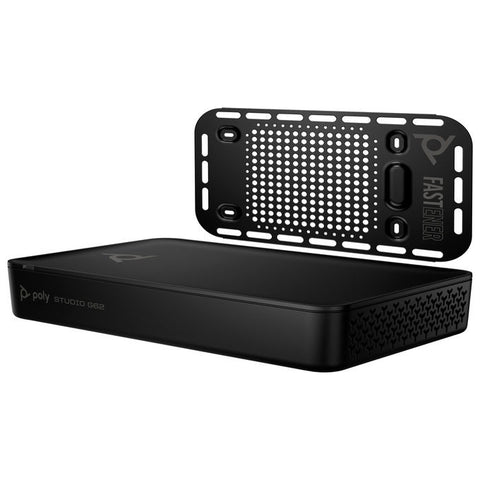 HP Inc. Poly Studio G62 - Videokonferenzsystem - Zertifiziert fr Microsoft Teams, Certified for Poly Video - Schwarz - mit Mounting Plate Kit (A01KCAA#AC3)