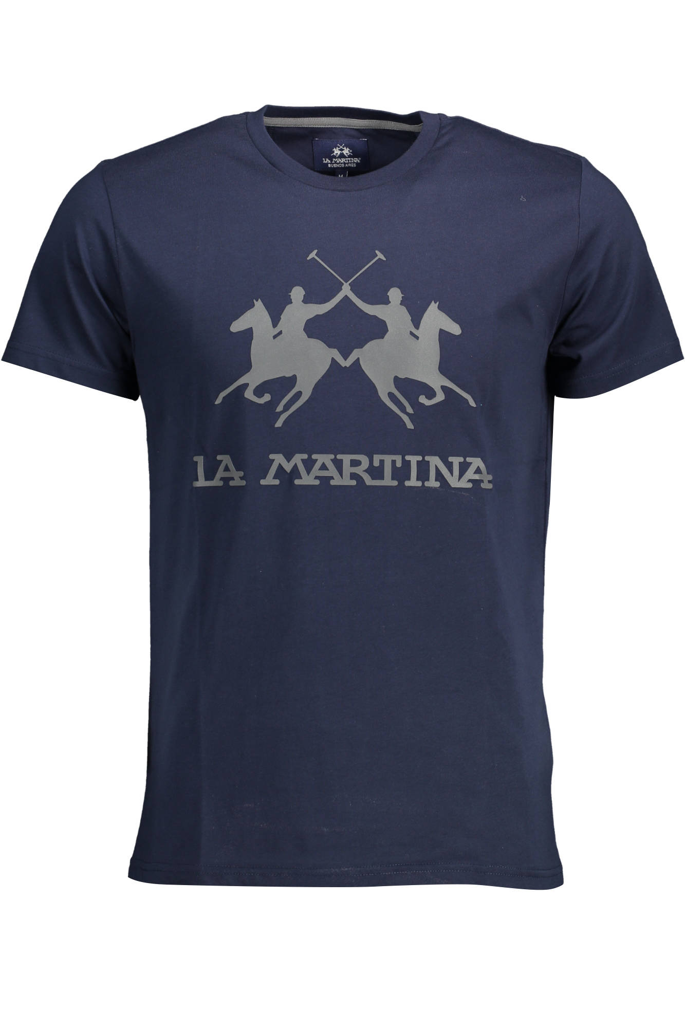 LA MARTINA T-SHIRT MANICHE CORTE UOMO BLU TAGLIA = L ***