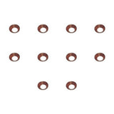 TECNOSYSTEMI 11133010 Guarnizione Conica in Rame per Giunti e Bocchettoni in Ottone - 1/4'' (10 Pz)