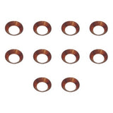 TECNOSYSTEMI 11133012 Guarnizione Conica in Rame per Giunti e Bocchettoni in Ottone - 1/2'' (10 Pz)