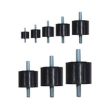 TECNOSYSTEMI SCC500019 Antivibranti S40 in Gomma per Staffa Unità Esterna - Confezione 4 Pz