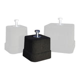 TECNOSYSTEMI SCD500269 Confezione 4 Supporti a Pavimento SPK 100 in Gomma Vulcanizzata SBR - Portata 400 Kg