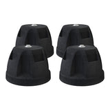 TECNOSYSTEMI SCD500277 Piedini a Pavimento Antivibranti Zeus in Gomma Vulcanizzata SBR con Vite M8 - Confezione 4 Pz